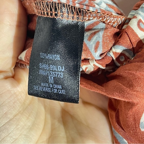 Vici In Full Force Off The Shoulder Maxi Dress With Slit Tropical Print Size M - Picture 8 of 8